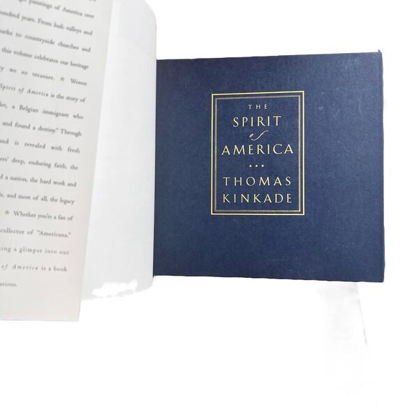 Thomas Kinkade Book The Spirit of America Artist Artsy History Coffee Table READ - Picture 5 of 16